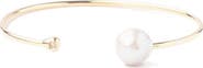Chan Luu Diamond & Freshwater Pearl Cuff Bracelet
