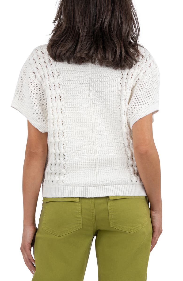 KUT from the Kloth Tilda Open Stitch Organic Cotton Pullover, Alternate, color, 