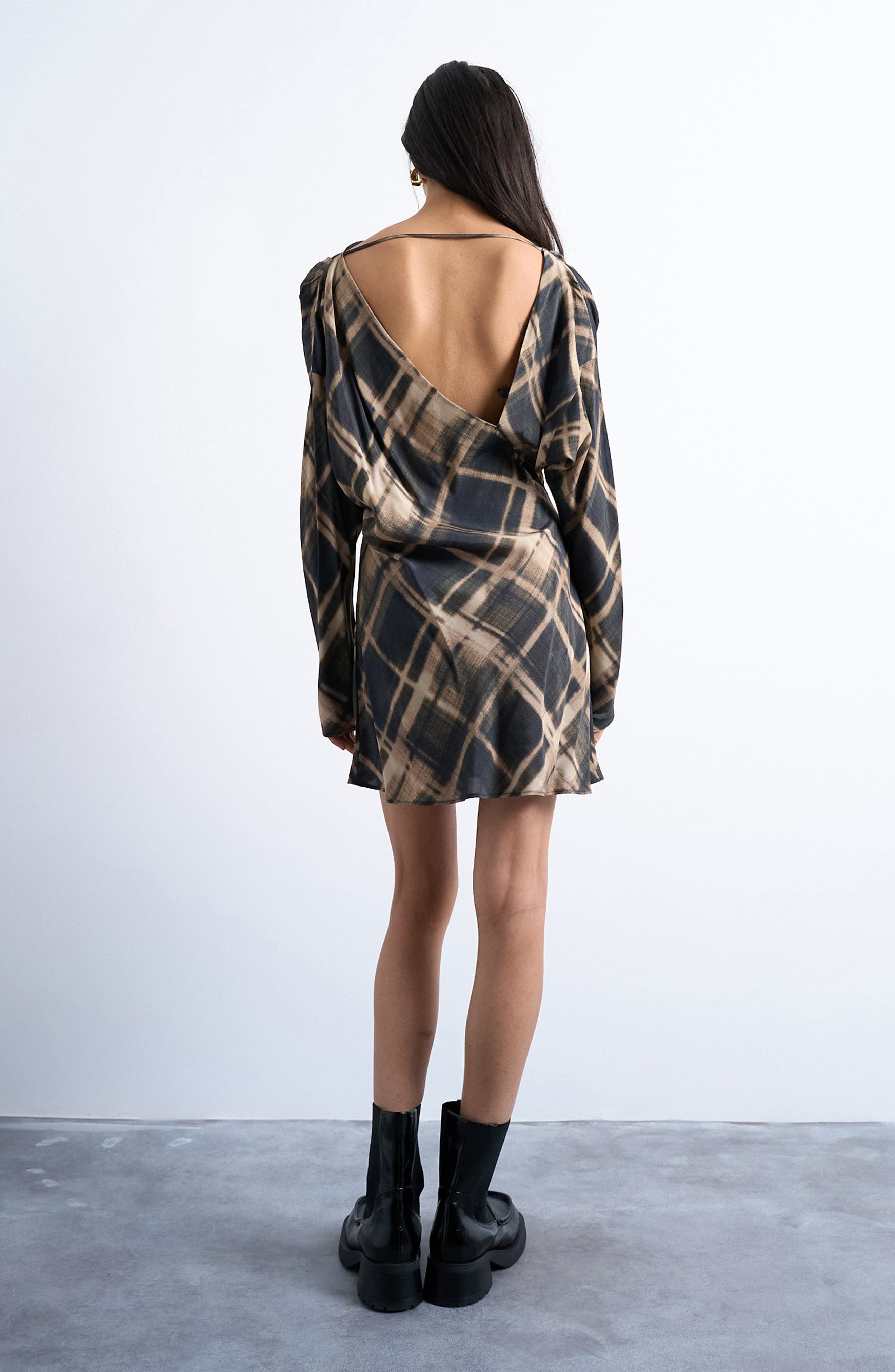 Backless Batwing Minidress - image 2