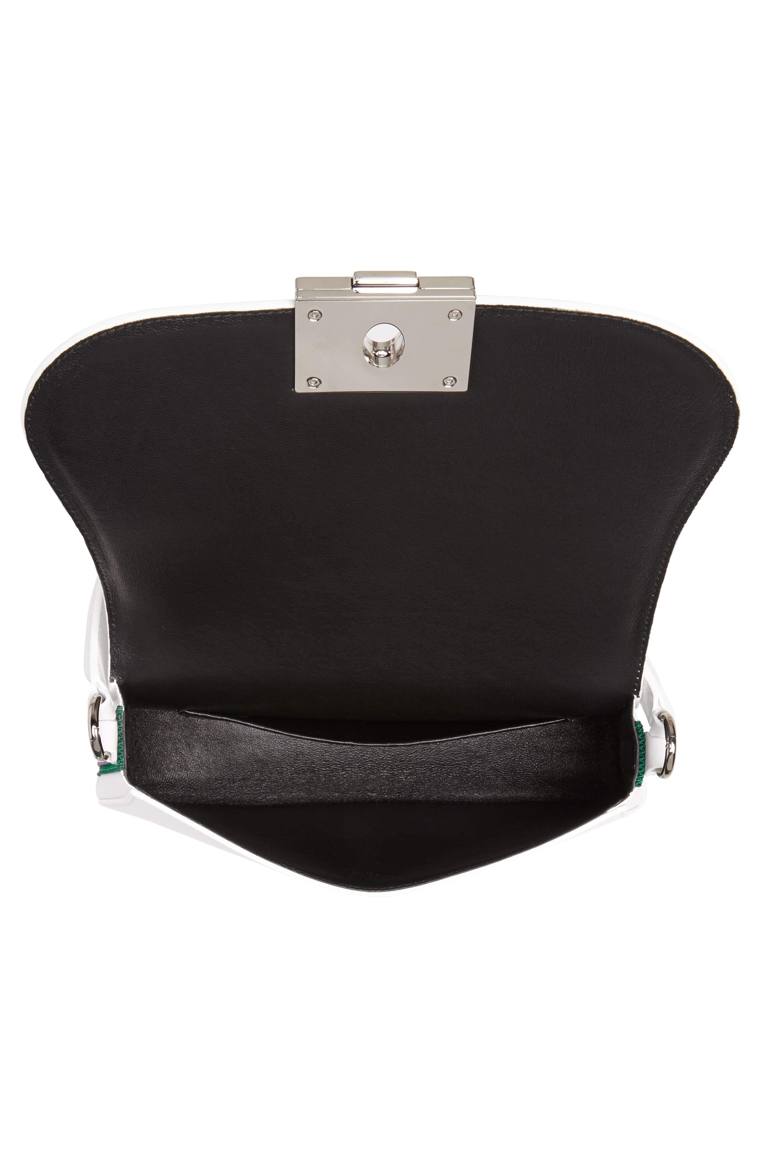 CALVIN KLEIN 205W39NYC Bonnie Leather Shoulder Bag, Alternate, color, 