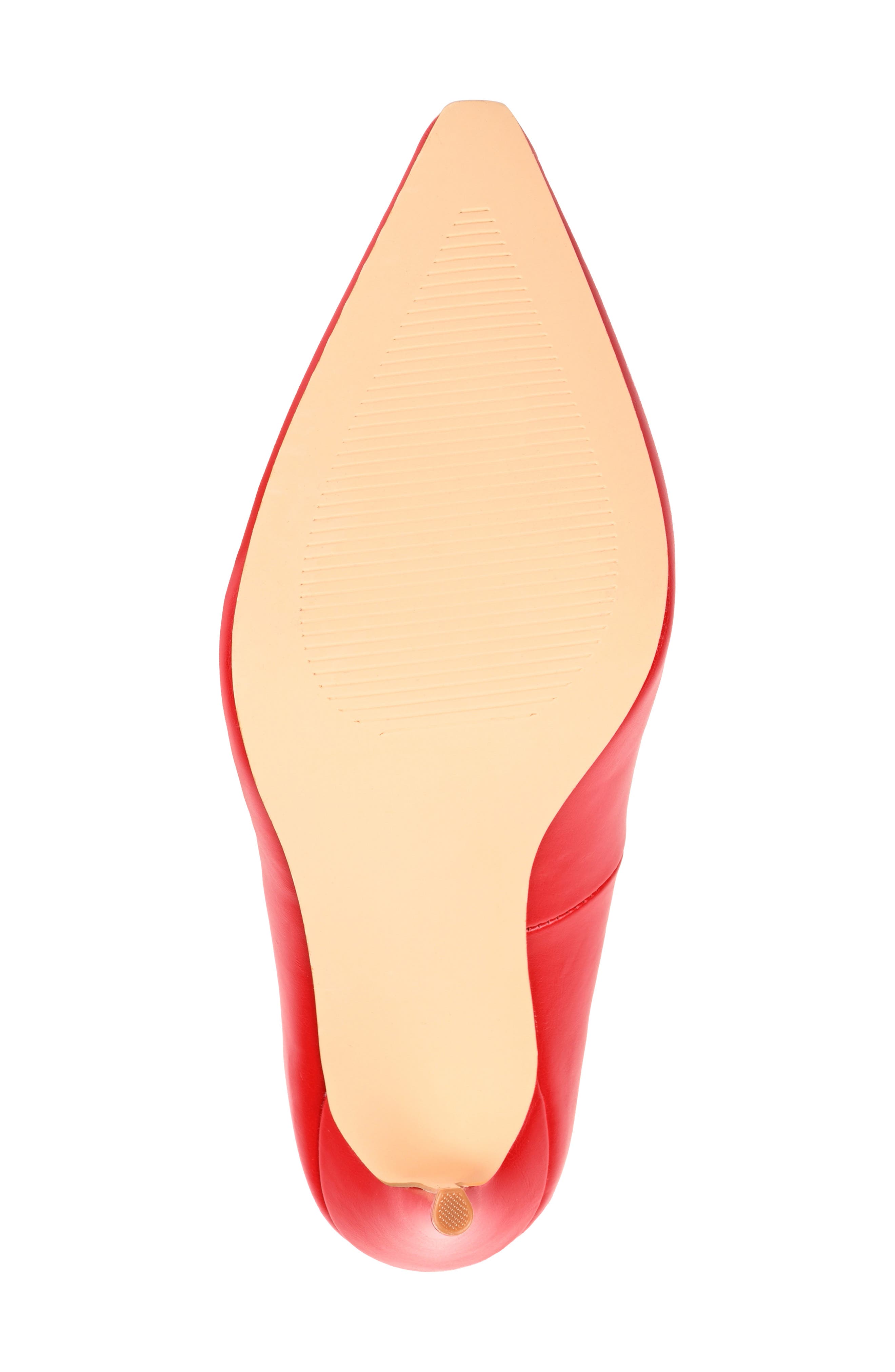 Hadli Pointed Toe Stiletto Pump, Alternate, color, RED