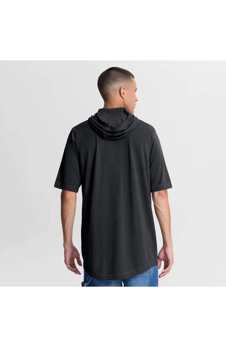 Nike Men's Nike Black Baltimore Orioles Arched Wordmark Tri-Blend Hooded T-Shirt, Alternate, color, Black