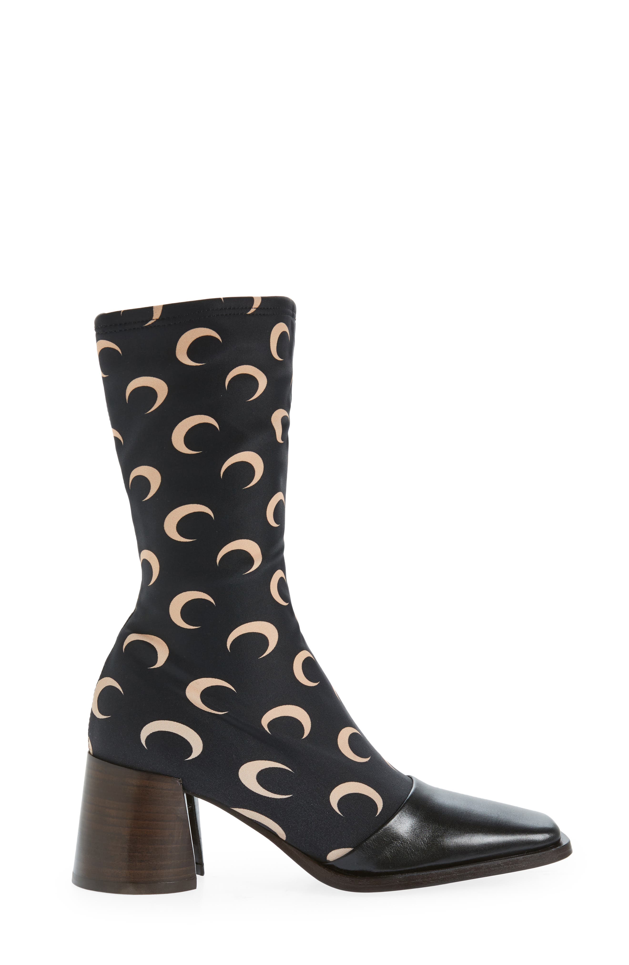 Marine Serre Crescent Moon Boot, Alternate, color, 