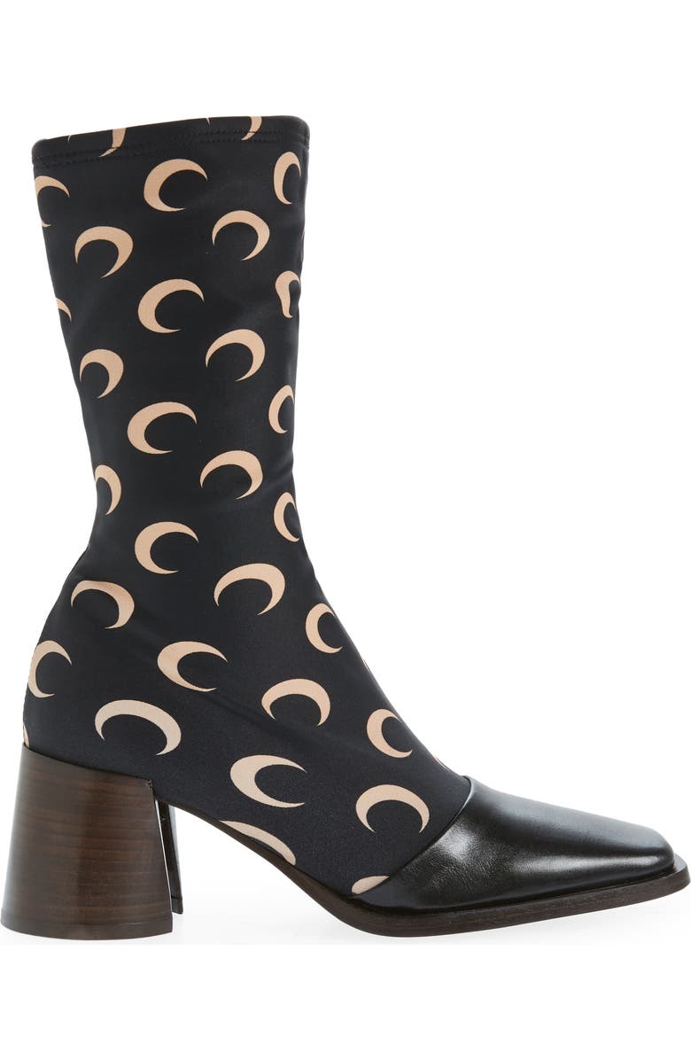 Marine Serre Crescent Moon Boot, Alternate, color,