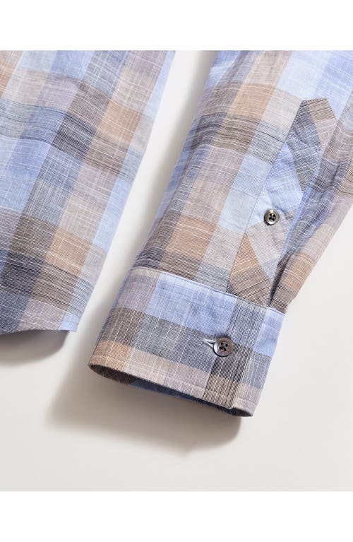 Billy Reid Hutcheson Standard Fit Check Cotton Button-up Shirt In Multi