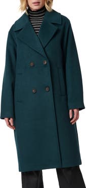 Bernardo Relaxed Double Breasted Coat