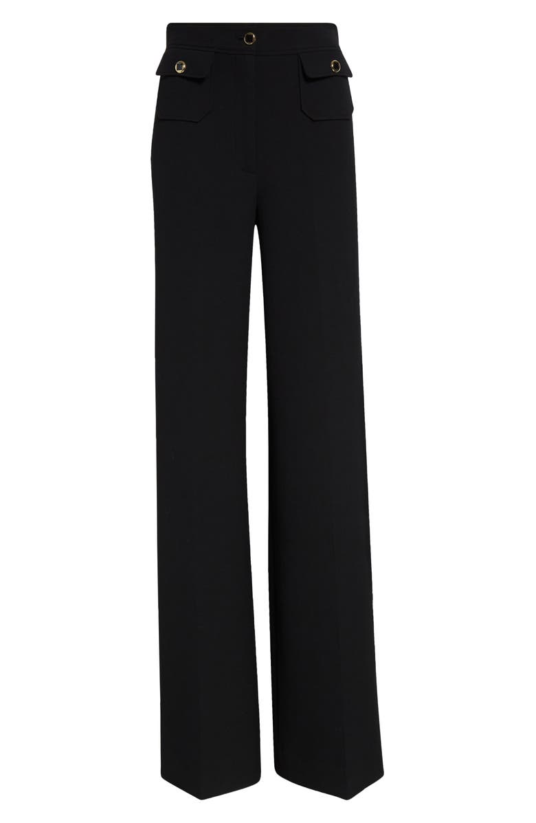 ST. JOHN Stretch Crepe Straight Leg Pants, Alternate, color, 