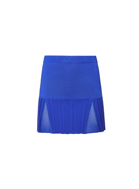 Rib & Crochet Knit Skirt
