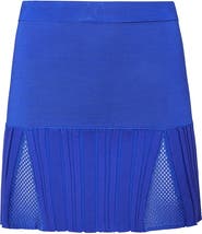 Fleur Du Mal Rib & Crochet Knit Skirt