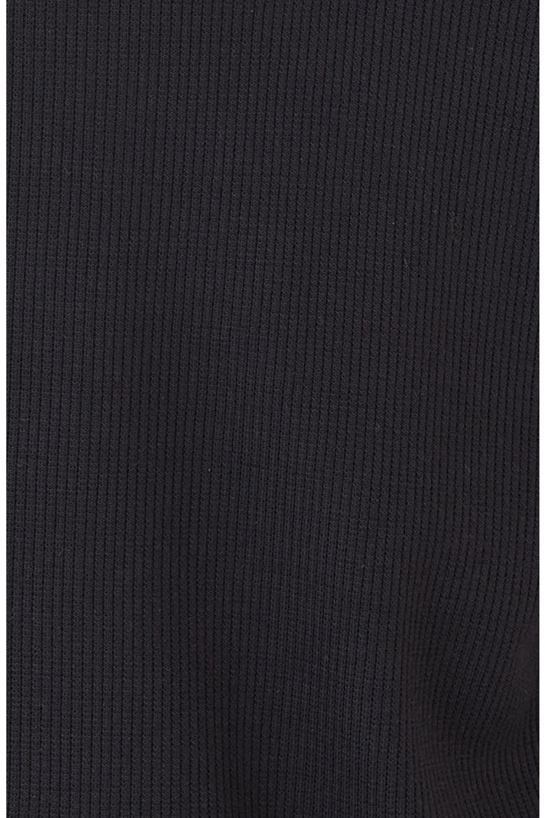 Akia Feather Rib Henley, Alternate, color, BLACK