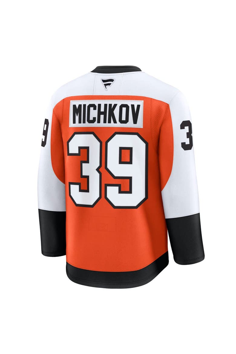 Men's Fanatics Matvei Michkov Orange Philadelphia Flyers Home Premium Jersey, Alternate, color, Orange