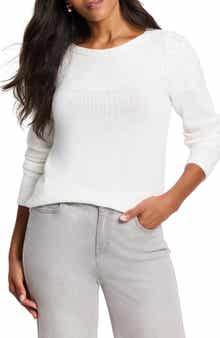 NIC+ZOE Sequin Yoke Sweater