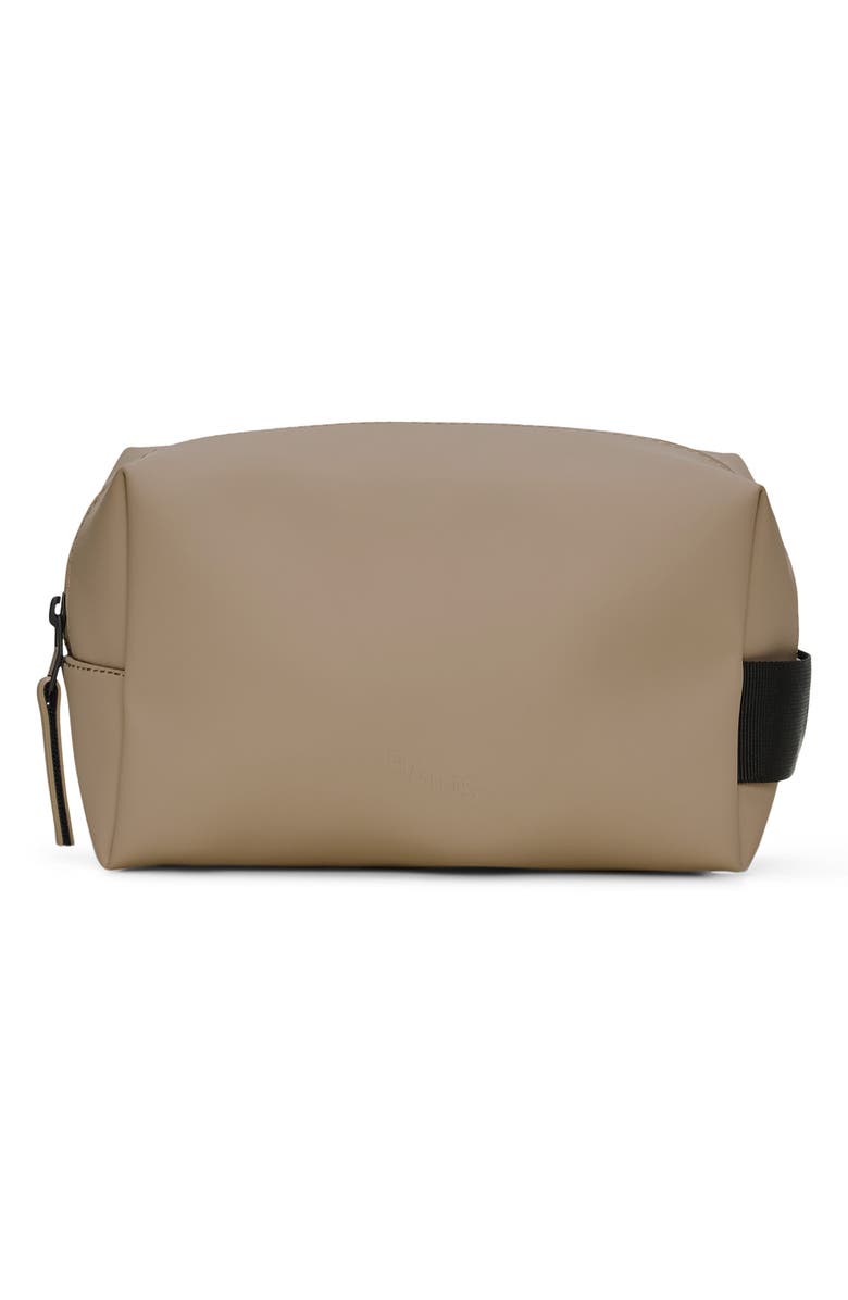 Rains Small Waterproof Toiletry Bag, Main, color, Beige