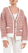 Endless Rose Premium Bouclé Wool Blend Cardigan