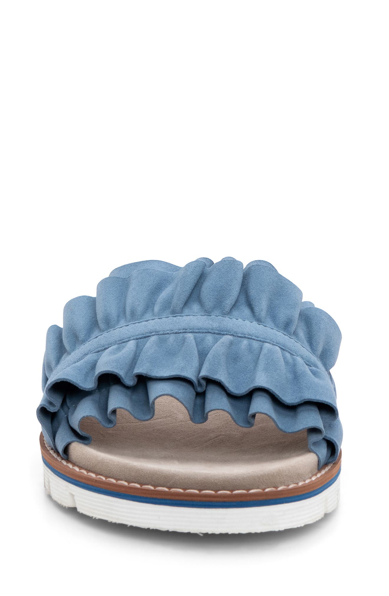Keyes Slide Sandal, Alternate, color, COOL BLUE