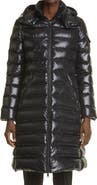 Moncler Moka Water Resistant Long Hooded Down Puffer Parka