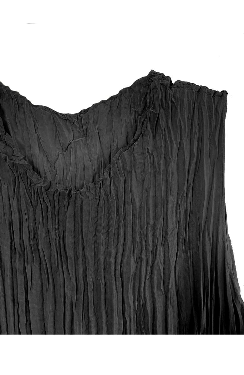 BAACAL Jaya Pleated Dress, Alternate, color, Black