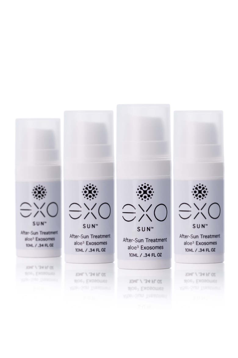 EXO SUN - AFTER-SUN TREATMENT - TRAVEL SIZE, 4 BOTTLES, Main, color, Black