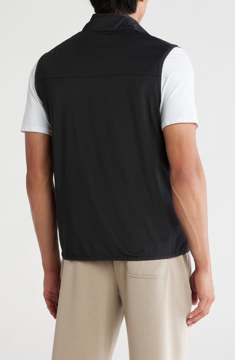 Original Penguin Lightweight Full-Zip Golf Vest, Alternate, color, Caviar