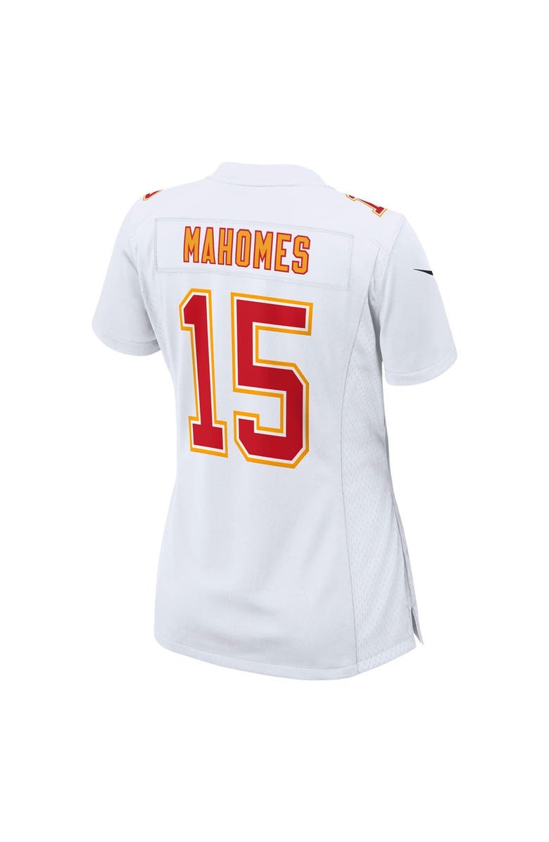 Nike Women's Nike Patrick Mahomes Tundra White Kansas City Chiefs Super Bowl LIX Fashion Game Jersey, Alternate, color, 