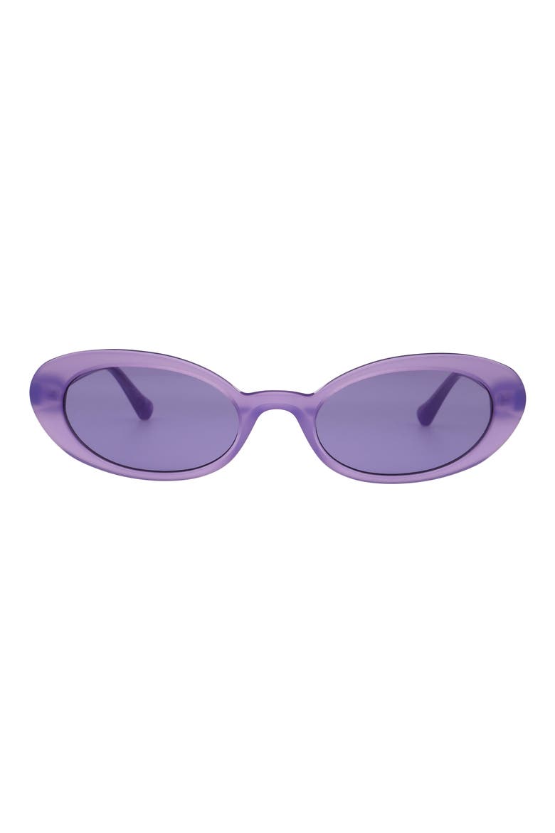 52mm Oval Sunglasses, Main, color, PEARLISED PURPLE