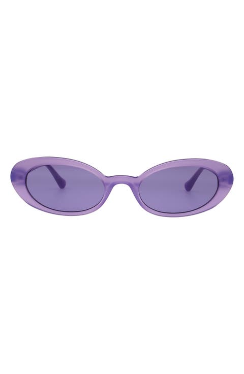 52mm Oval Sunglasses