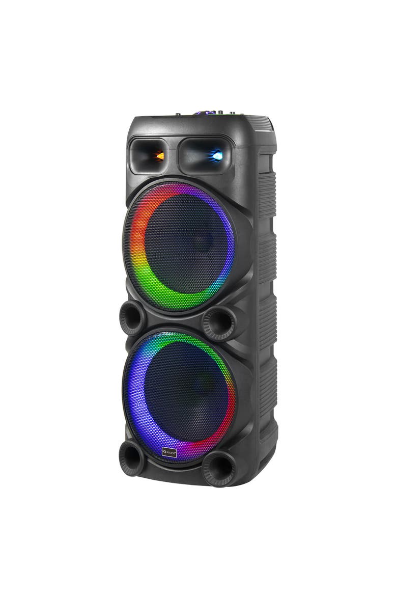 Dual 12 Inch Party Speaker with TWS, Main, color, Black