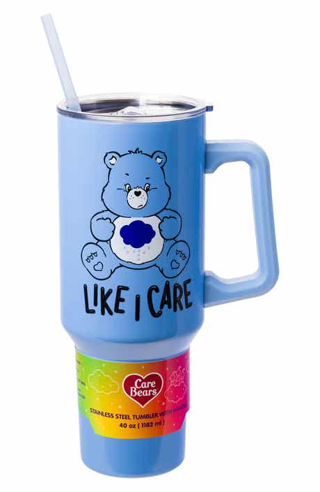 Care Bears Grumpy Bear 40-Ounce Straw Tumbler