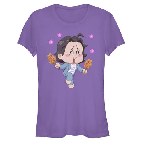 Junior's KPop Demon Hunters Bobby Corn Dog  Graphic T-Shirt