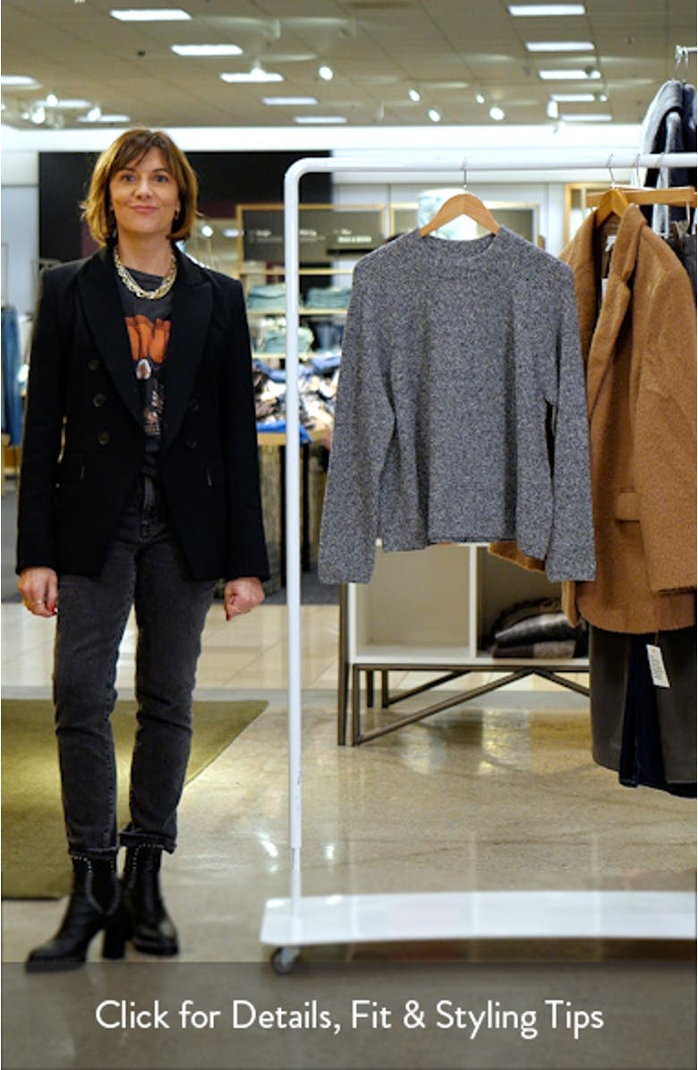 Marled Organic Cotton Blend Sweater, sales video thumbnail