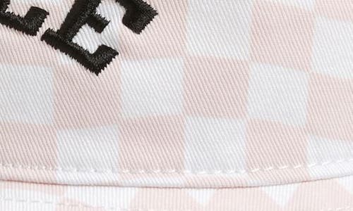 The Accessory Collective Kids' Smile Check Bucket Hat In Pink