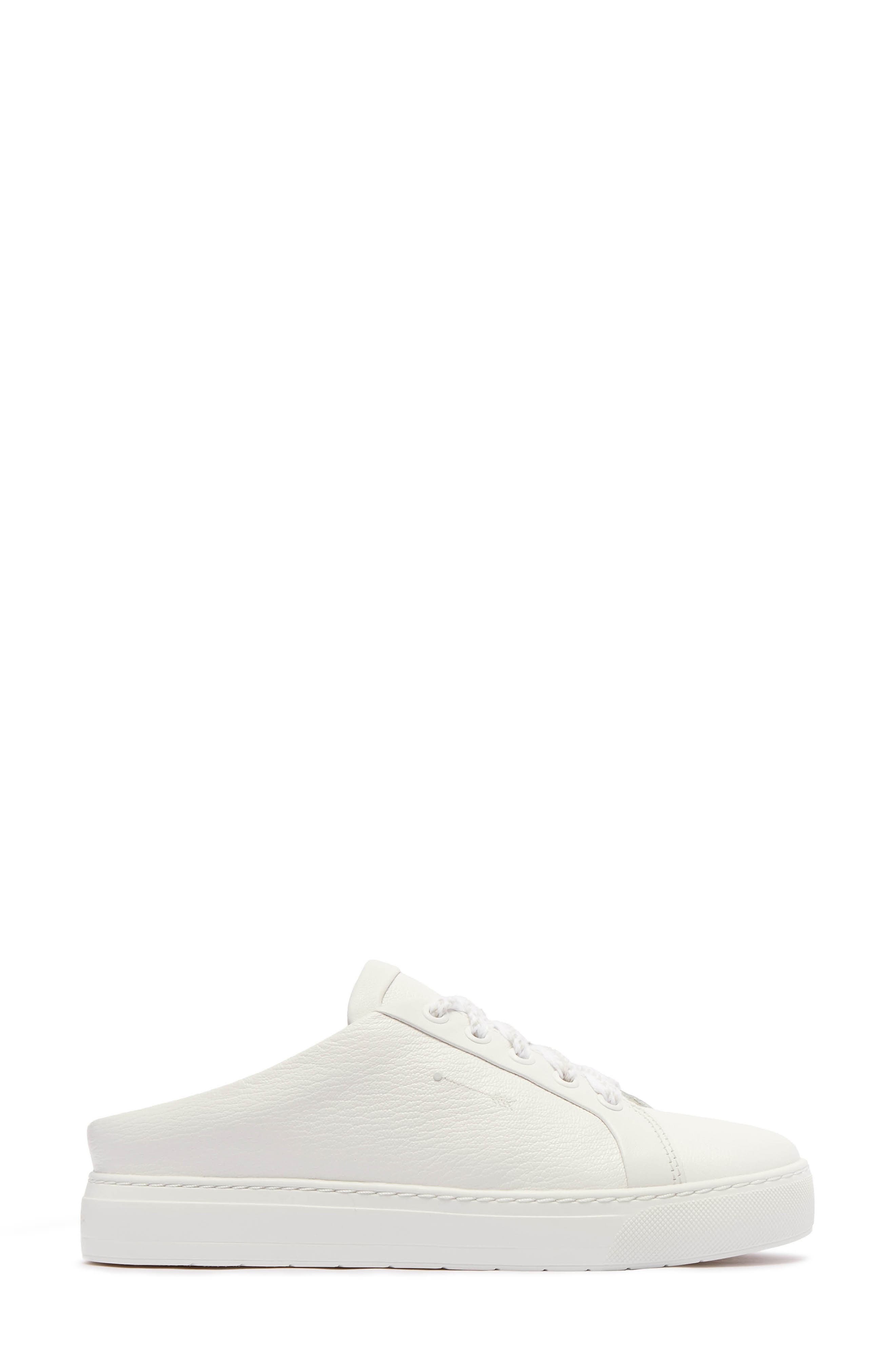 FRANKIE4 Lincoln II Sneaker Mule, Alternate, color, White Tumbled/ White