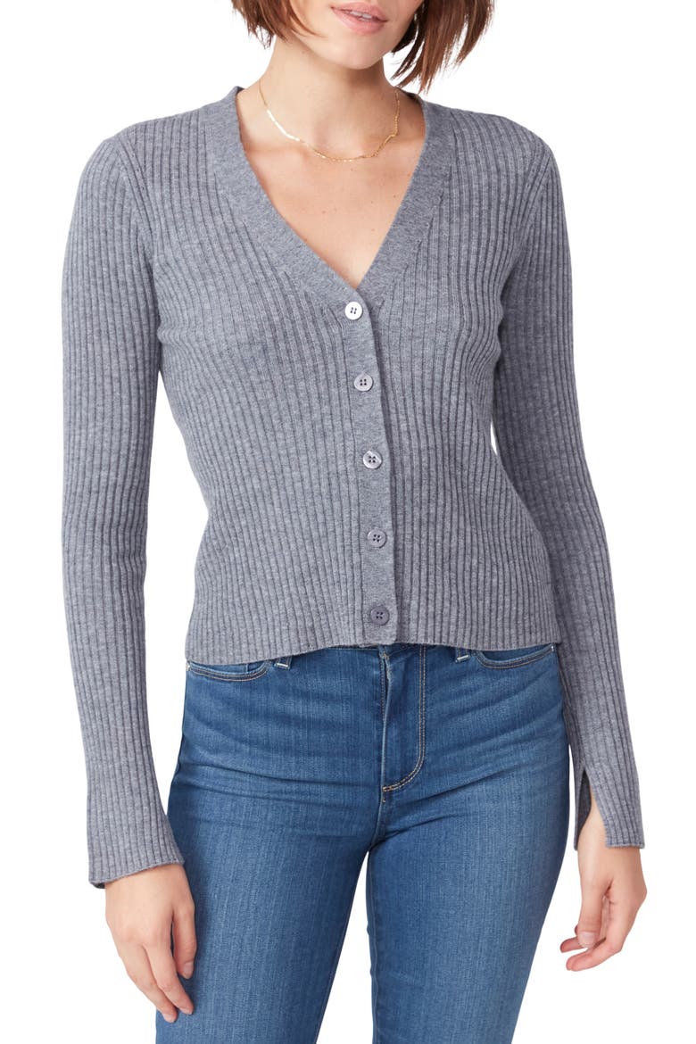 Susan Cardigan, Main, color, HEATHER GREY