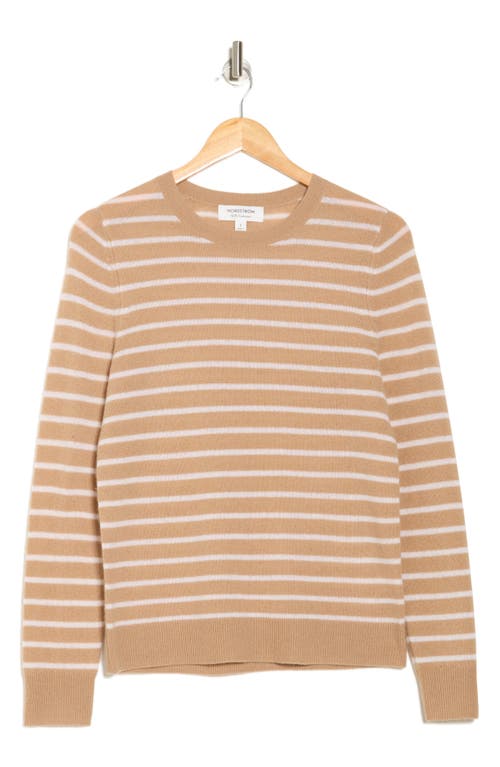 Nordstrom Crewneck Cashmere Sweater In Multi