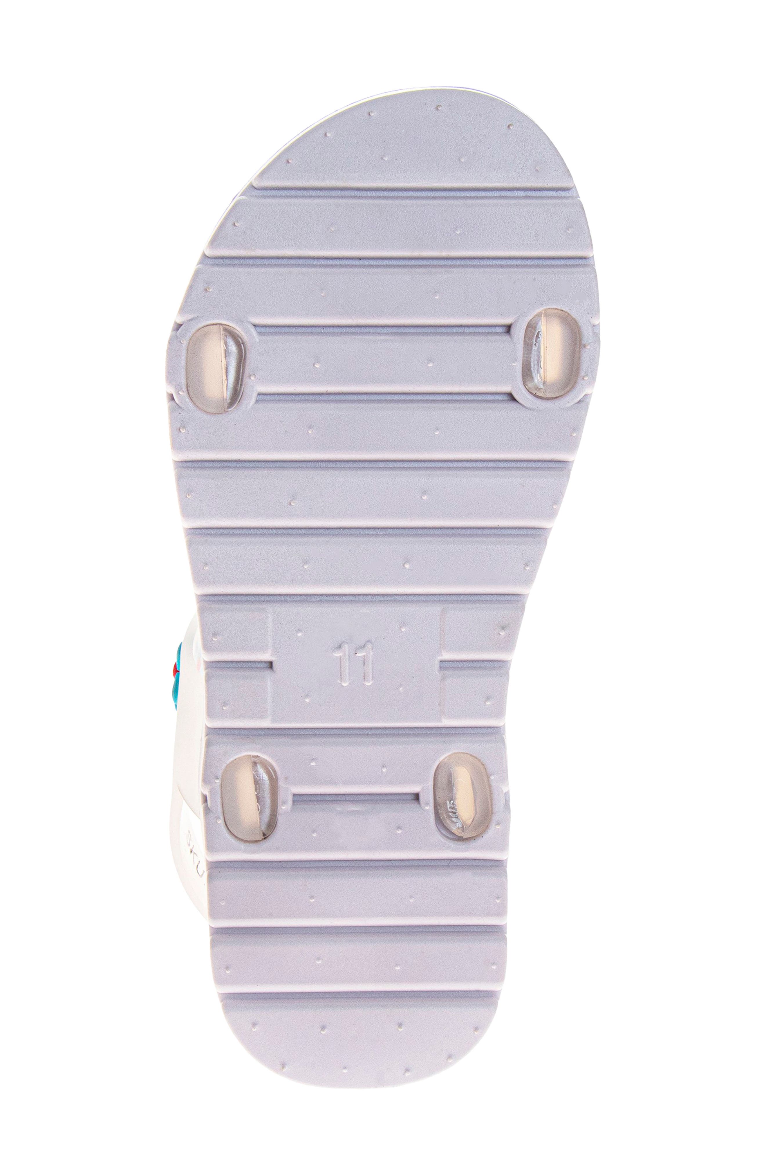 JOSMO Kids' Flower Sandal, Alternate, color, White