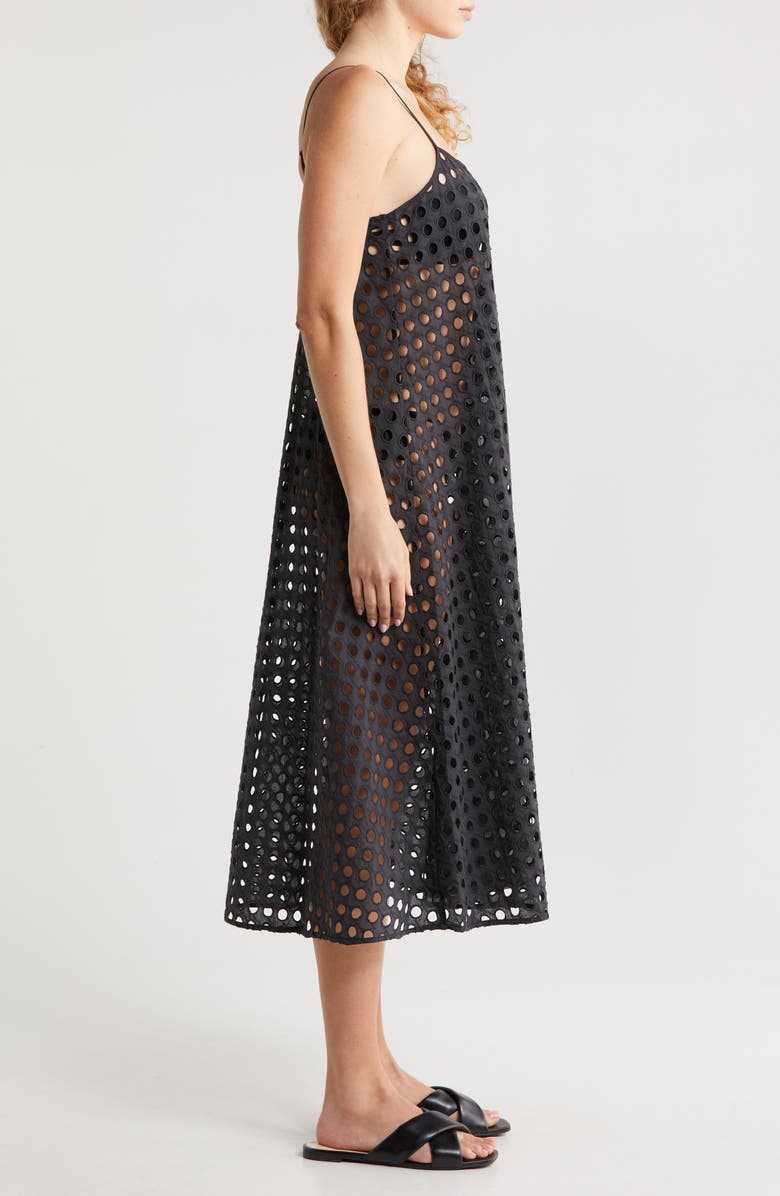 Solid & Striped The Annika Cover-Up Dress, Alternate, color, Blackout