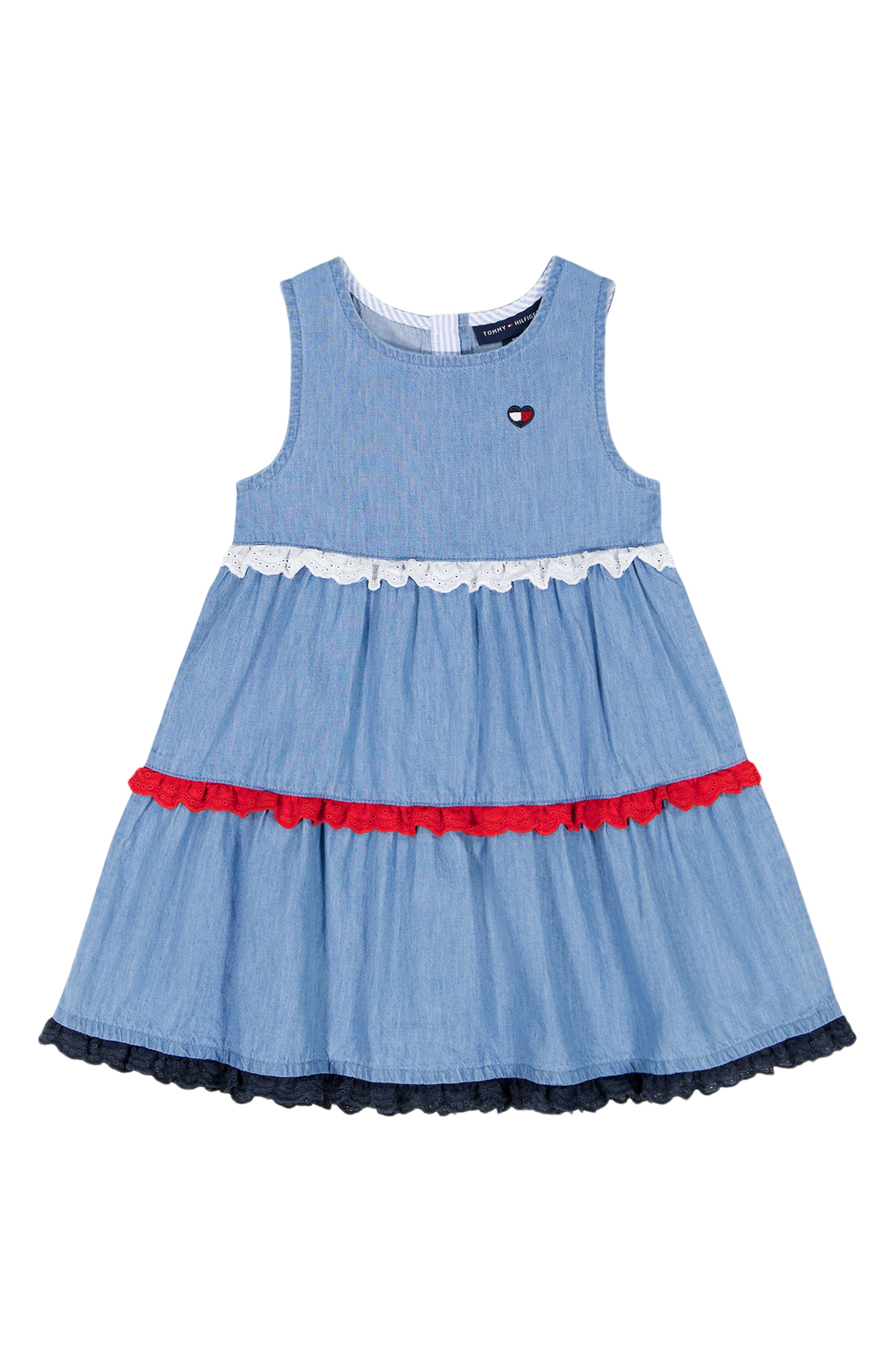 Tommy Hilfiger Tiered Denim Dress