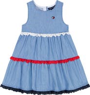 Tommy Hilfiger Tiered Denim Dress