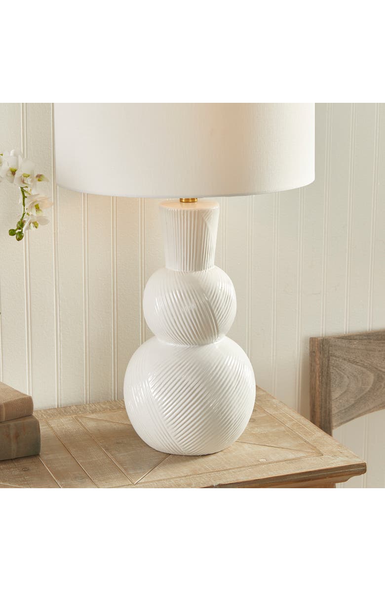 Napa Home & Garden Lina Lamp, Alternate, color, White