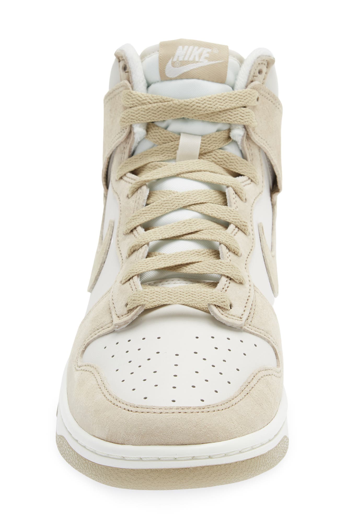 Dunk Hi Retro PRM High Top Basketball Sneaker, Alternate, color, PHANTOM/ LIMESTONE/ SAIL