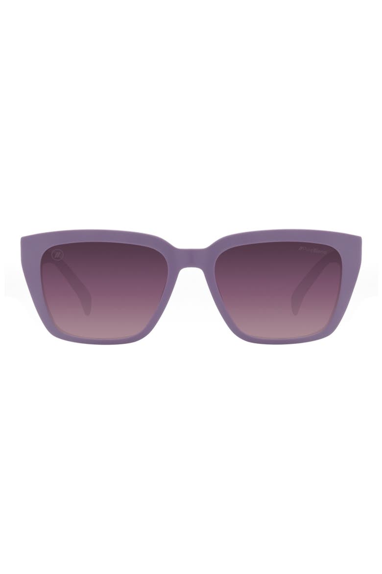 54mm Mave Polarized Square Sunglasses, Main, color, LAVENDER LILLY