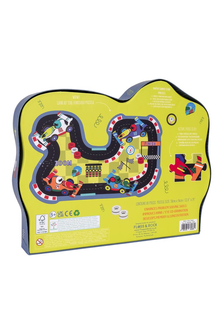 Cars 80-Piece Shaped Jigsaw Puzzle, Alternate, color, MULTI