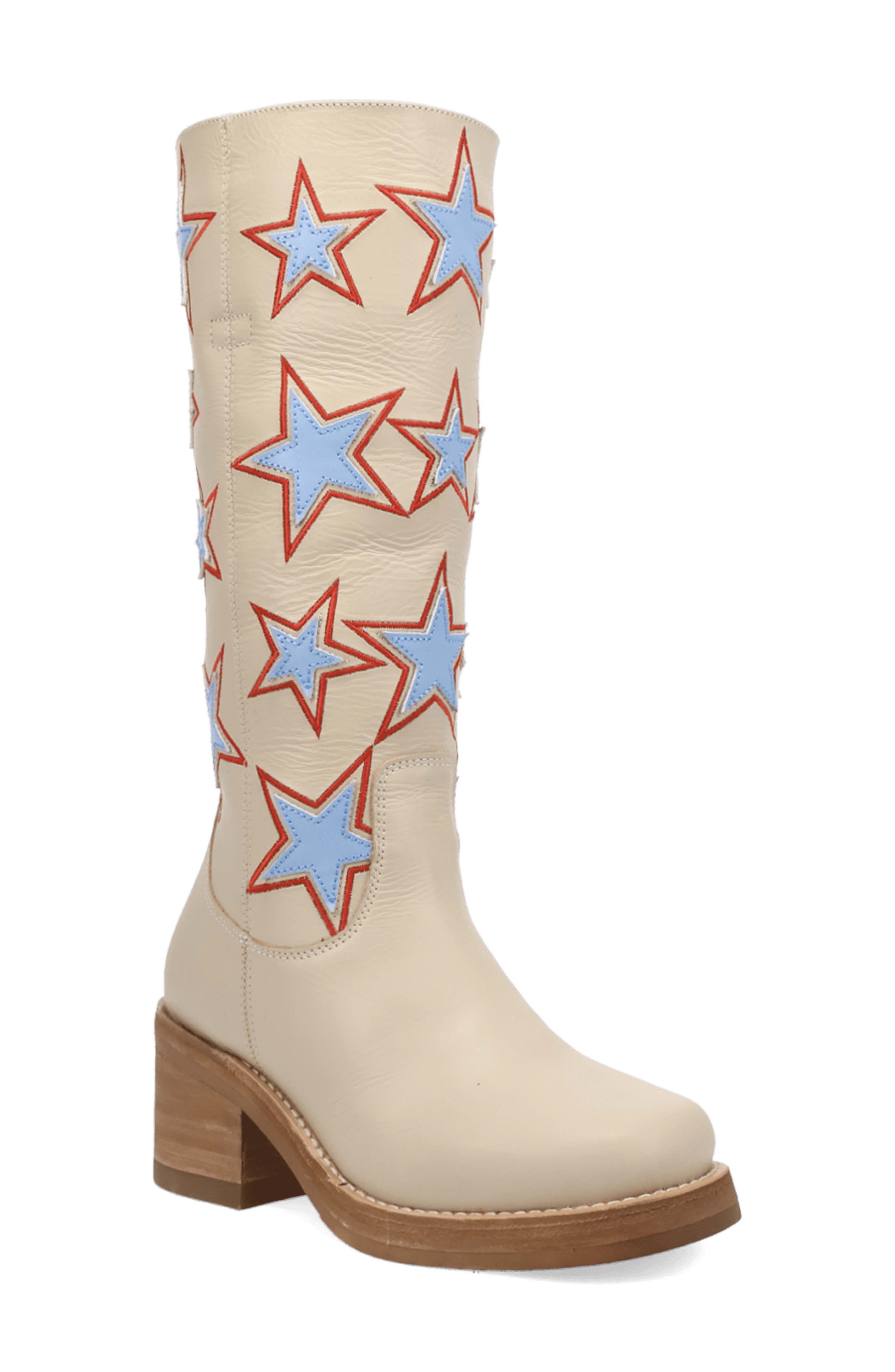 American Dream Tall Boot, Main, color, CREAM
