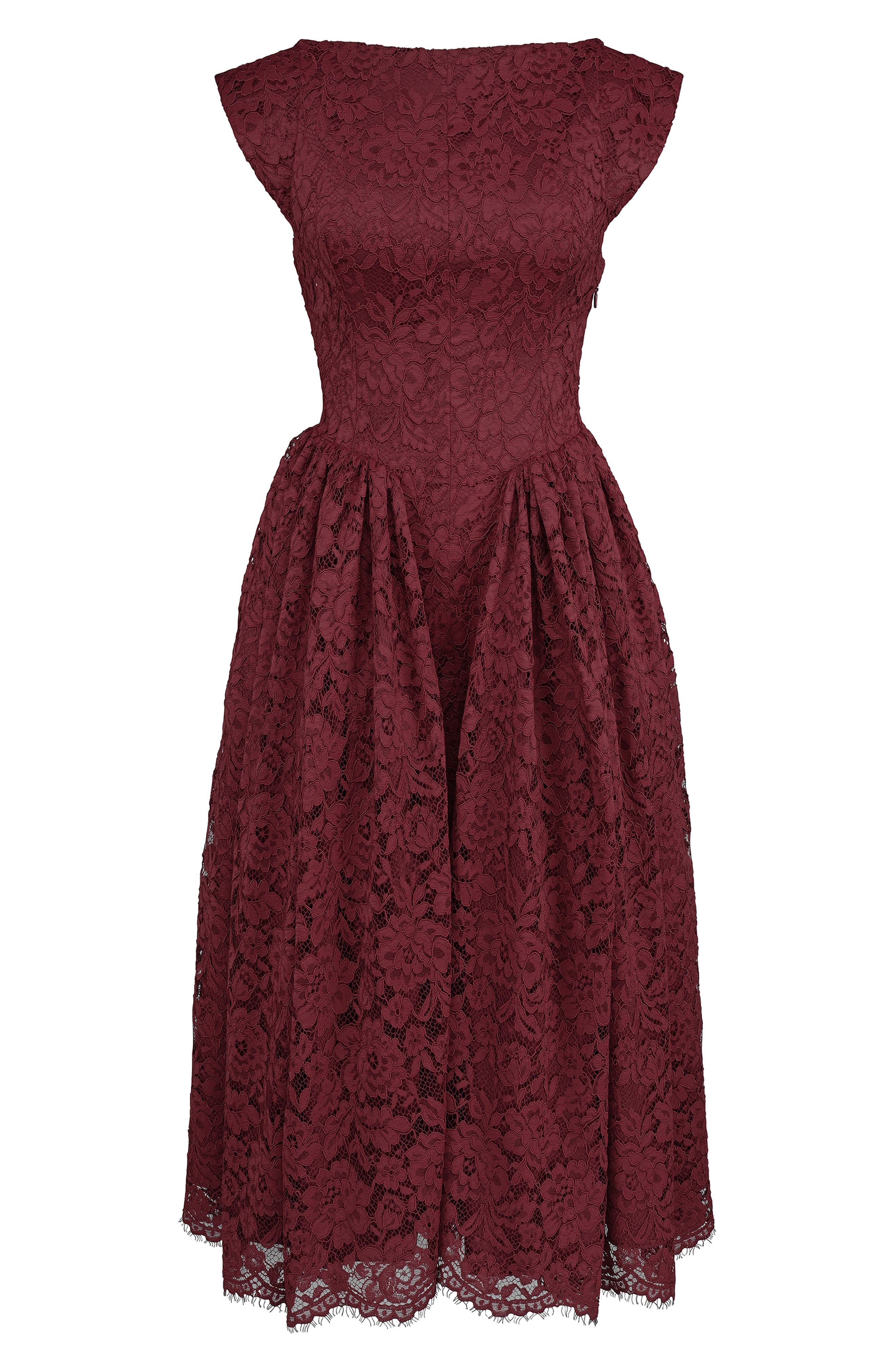house of cb debutante backless midi dress Clothing: Midi Dresses: 'Debutante' Berry Lace Backless Midi Dress