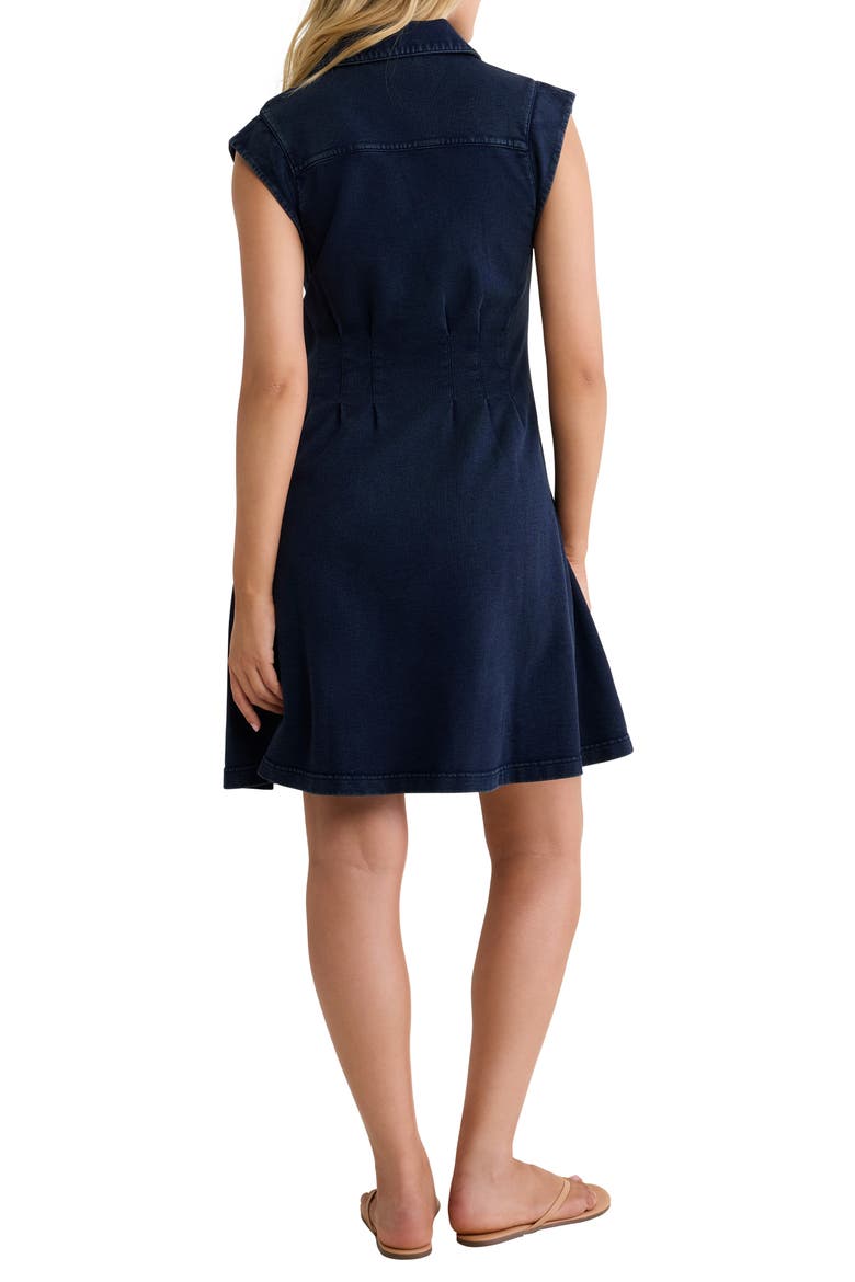 Rory French Terry Dress, Alternate, color, DARK INDIGO