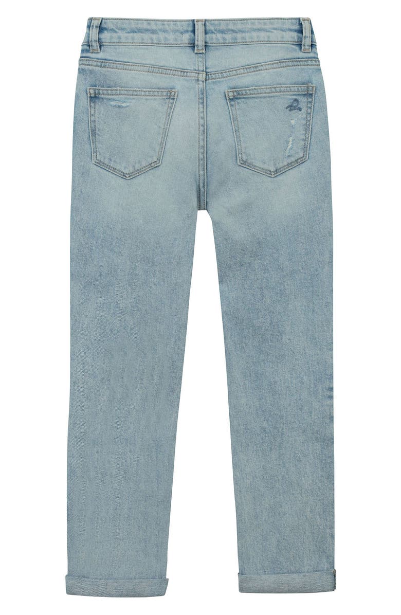 DL1961 Kids' Distressed Boyfriend Jeans, Alternate, color, Jet Stream Distressed