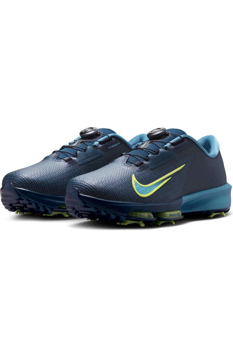 Nike Infinity Tour 2 Golf Shoe, Main, color, Armory Navy/ Light Lemon Twist