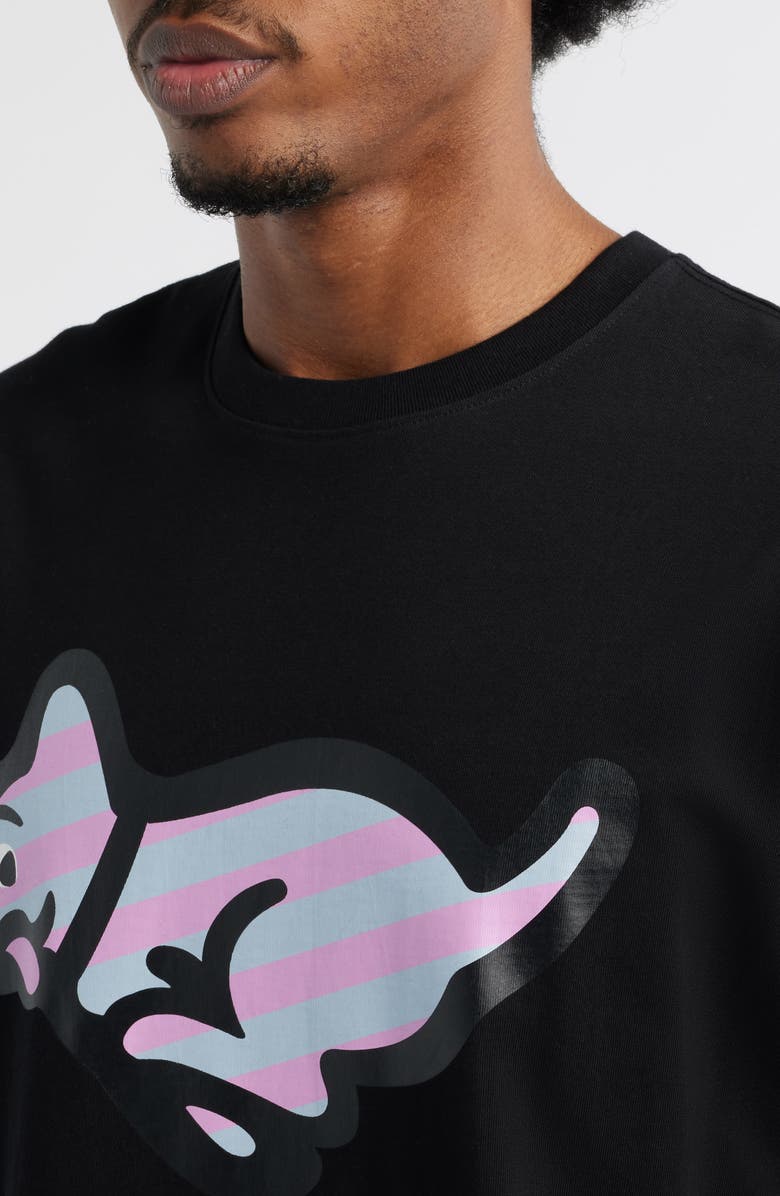 ICECREAM Yikes Stripes Graphic T-Shirt, Alternate, color, Black