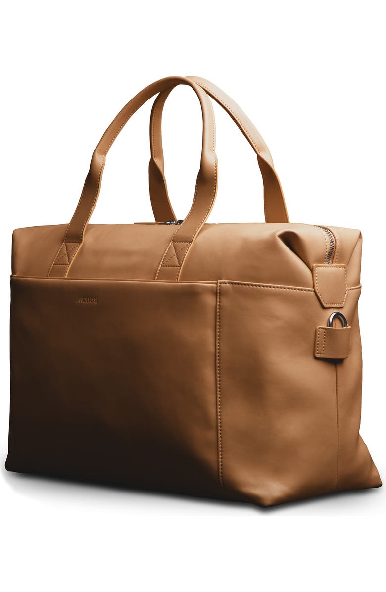 Monos Metro Faux Leather Duffle Bag with Detachable Pouch, Alternate, color,