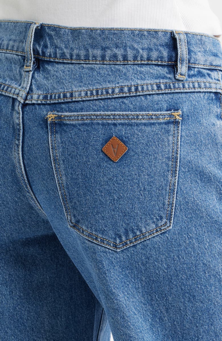 ABRAND '99 Molly Low Rise Wide Leg Jeans, Alternate, color, Mid Blue